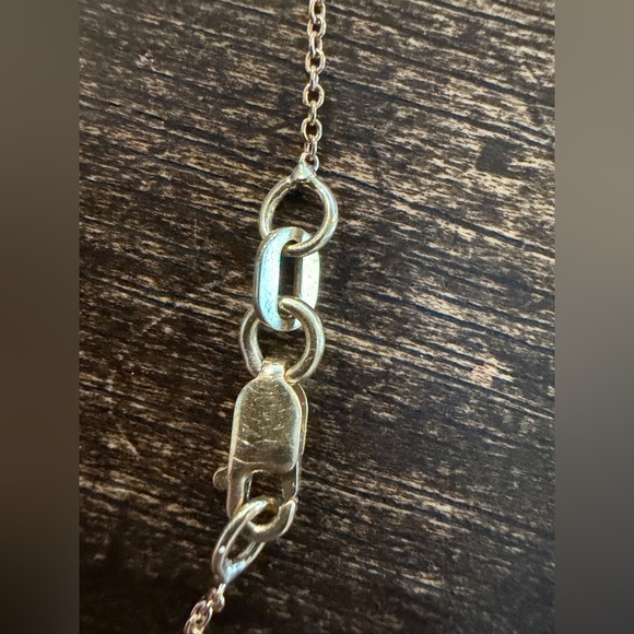 14k and Diamond Rose Gold Solitaire Bezel Necklace - 22 inch - Picture 4 of 7